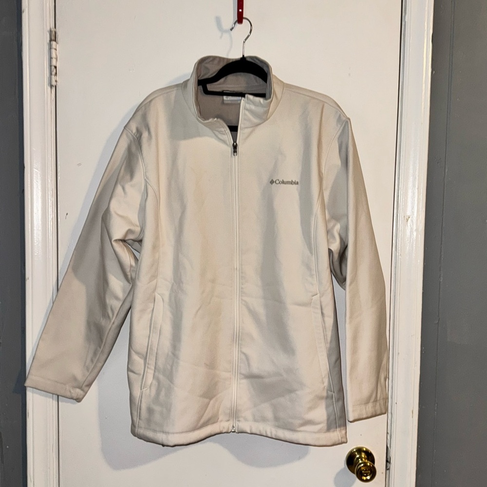 Columbia Off-White Full-Zip Jacket